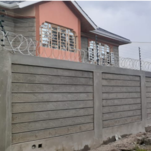 Top Wall Electric Fence & Razor Wire Package for 40x80 plots secure your perimeter with full installation at KSh 102,000, 12-month warranty